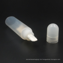 klare umweltfreundliche transparente Plastikverpackungskosmetik bpa geben leeres bb-Cremegefäß mit Bürste frei
